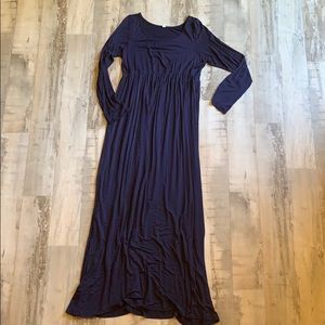Navy Maxi-Dress